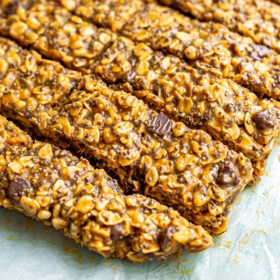 Healthy no bake granola bars