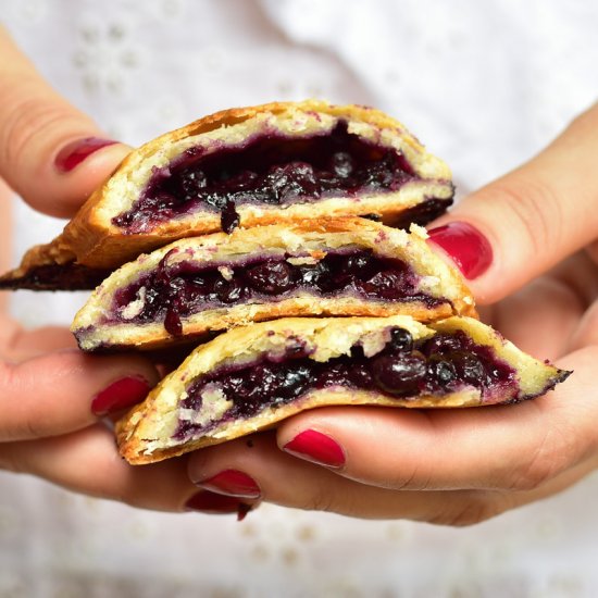 Blueberry hand pies