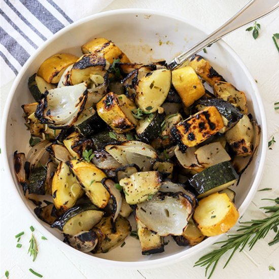 Herb Marinated BBQ Vegetables