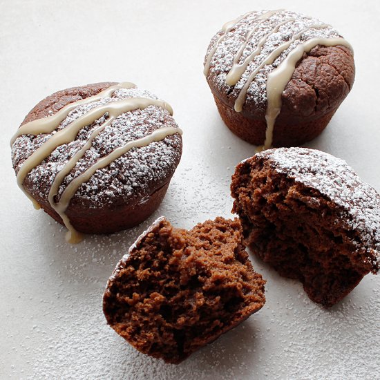 Chocolate Sourdough Cupcakes