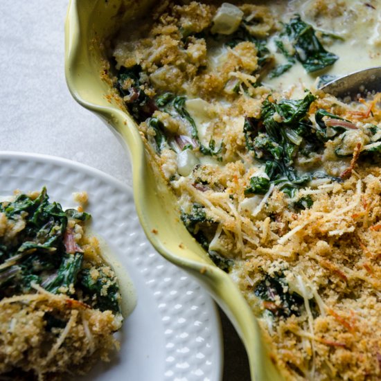 Swiss Chard Gratin