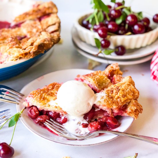 Cherry Pie Lattice Top