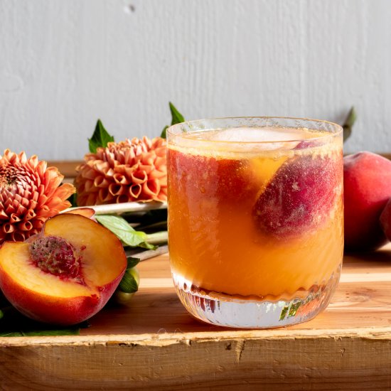 Sweet Bourbon Peach Smash