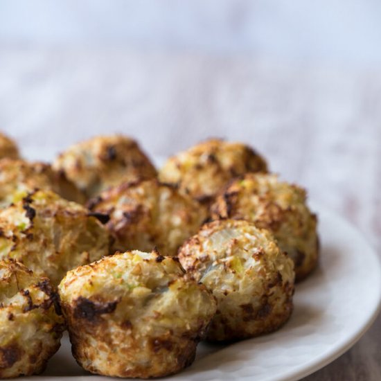 Cauliflower and Zucchini Bites