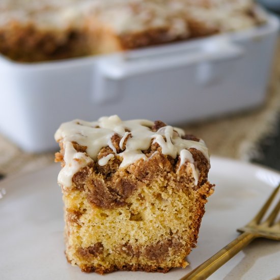 Cinnamon Streusel Coffee Cake