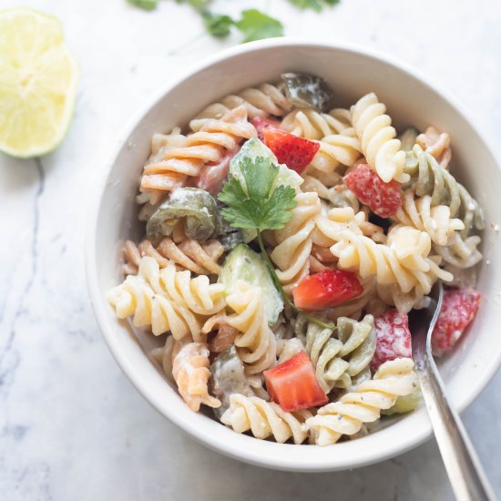 Pasta salad with Cottage Cheese