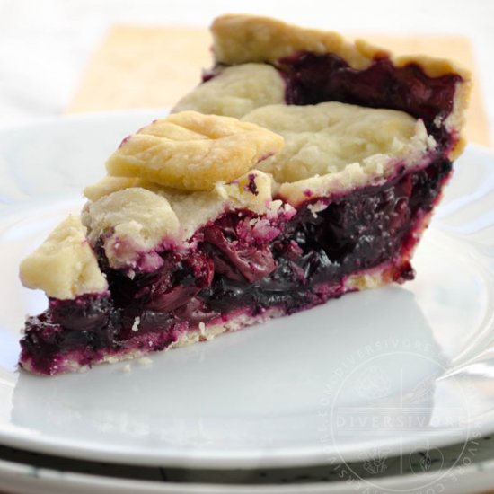 Cherry Blueberry Pie