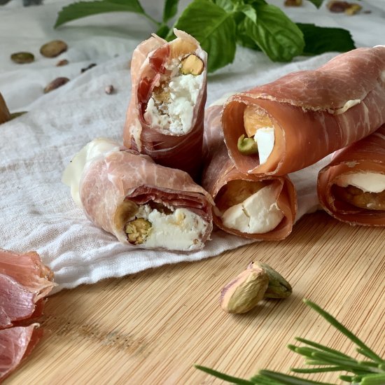 Prosciutto Fig Rolls