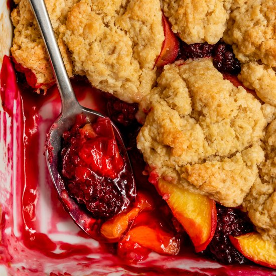 Blackberry Peach Cobbler