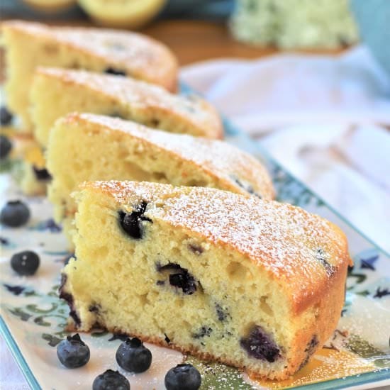 Blueberry Olive Oil Cake