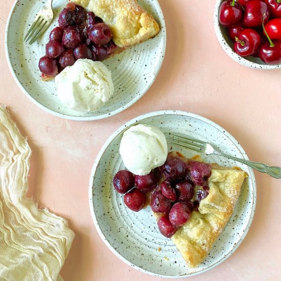 Fresh Cherry Galette