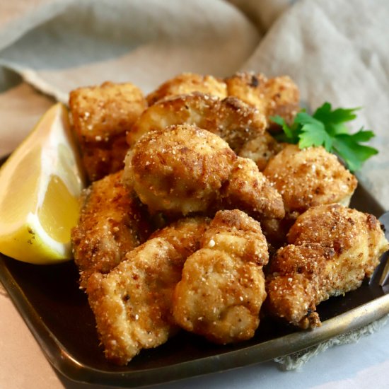 Fried Spanish Mackerel Nuggets