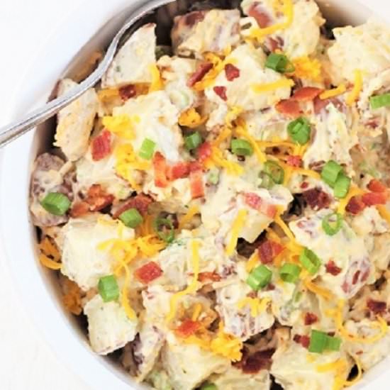 cheesy bacon ranch potato salad