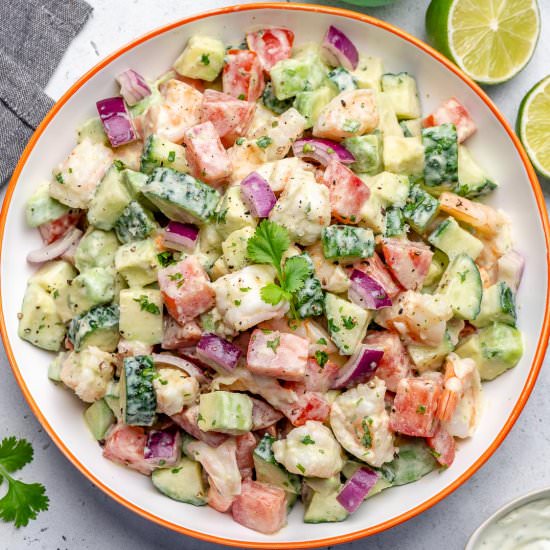 SHRIMP AVOCADO SALAD