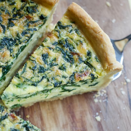 Deep Dish Spinach Quiche