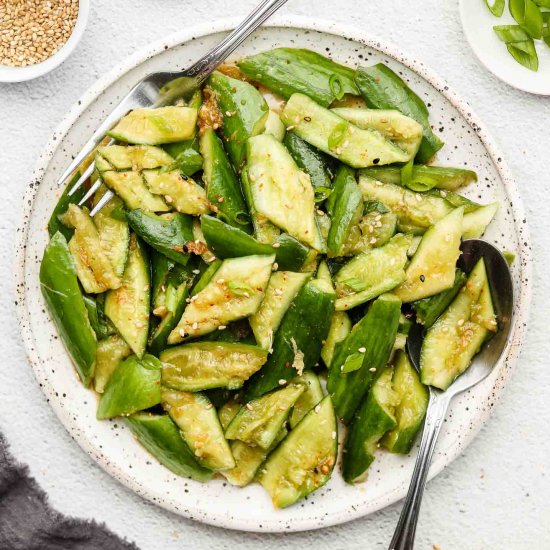 japanese smashed cucumber salad