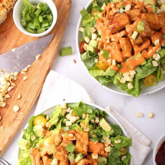 Tempeh and Charred Corn Salad