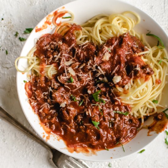 Spaghetti Meat Sauce