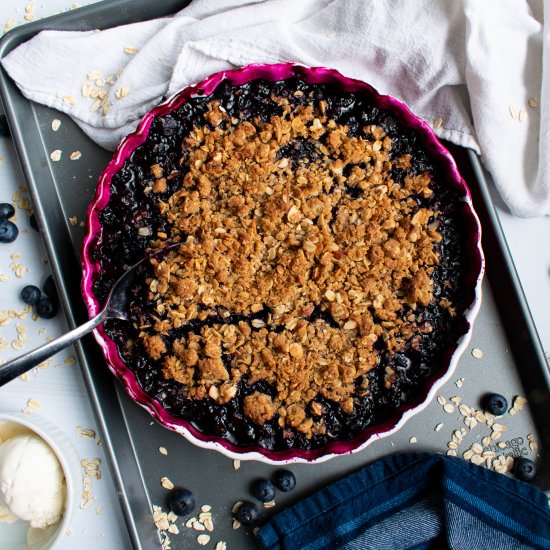 Blueberry Crumble