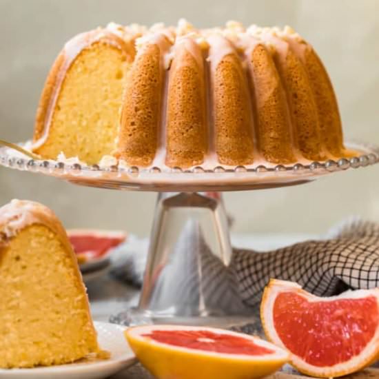 pink grapefruit cake!