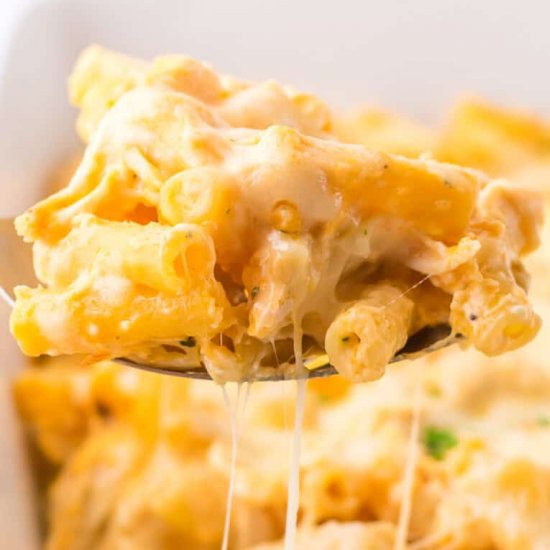 Buffalo Chicken Baked Ziti!