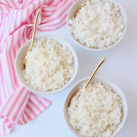 White Rice 3 Ways