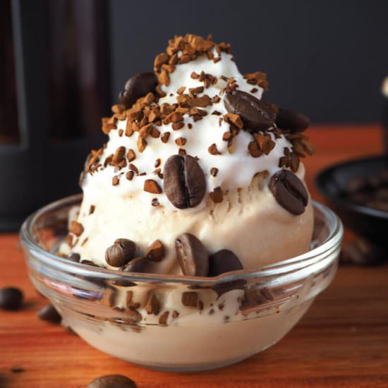 No churn coffee ice cream