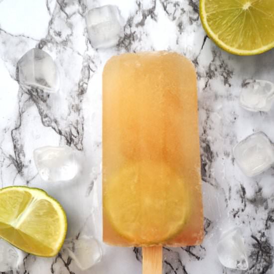 Lemon lime and bitters popsicles