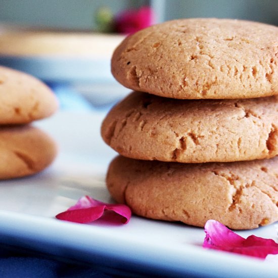 Rose (Roohafza) & Cardamom Cookies