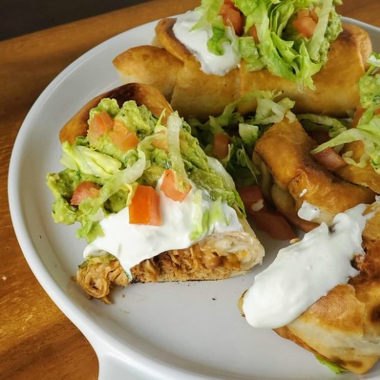 chicken chimichangas