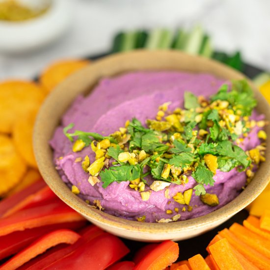 Purple Sweet Potato Hummus