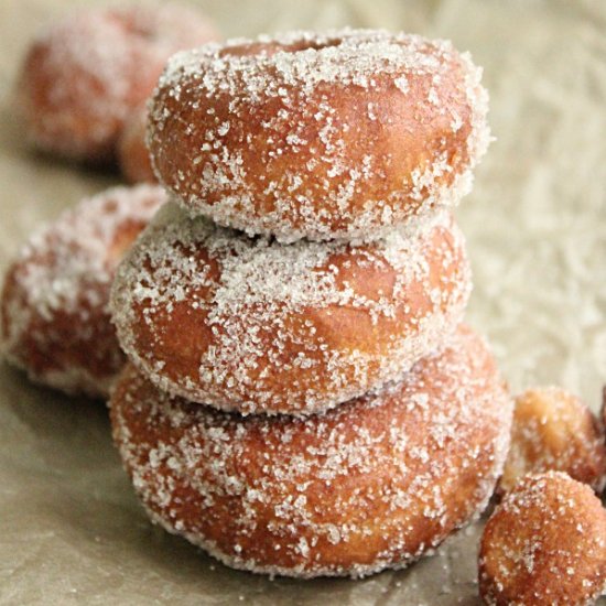 Yeast Raised Sugar Doughnuts