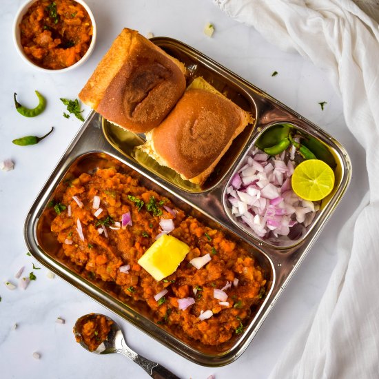 Mumbai Street Style Pav Bhaji