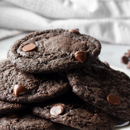 Double Chocolate Chip Cookies