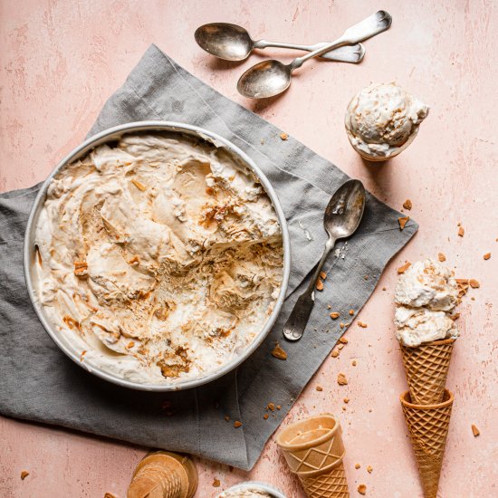 Banana Cookie-Butter Ice cream