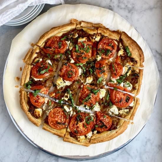 Tomato & Goat Cheese Tarts