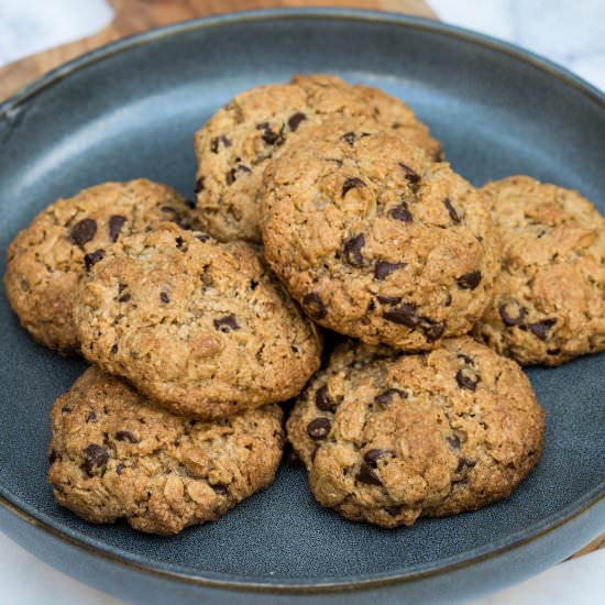 Almond Flour Oatmeal Cookies