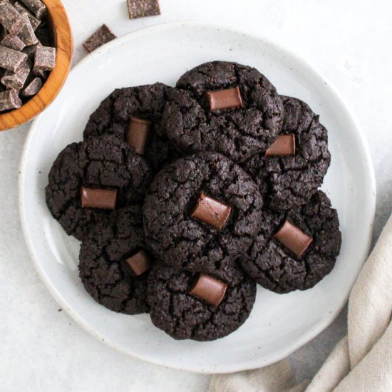 Double Chocolate Avocado Cookies