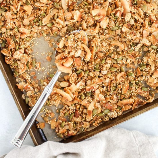 Healthy Homemade Crunchy Granola