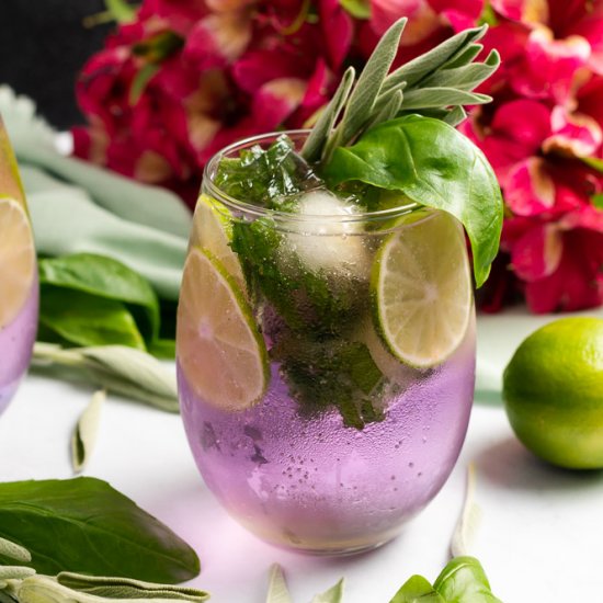 Summer Herb Keto Gin and Tonic