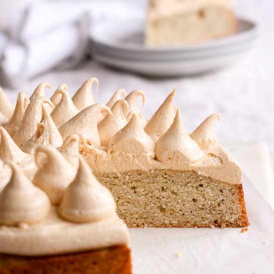 banana cake & salted peanut butter