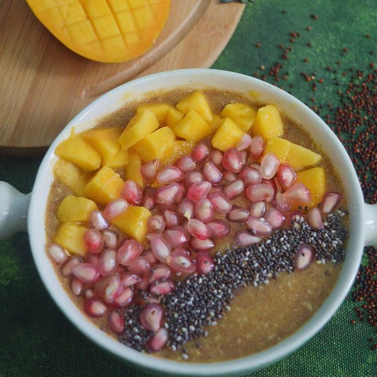 Fingermillet Mango Smoothie Bowl