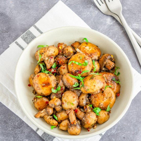 Butter Garlic Mushrooms