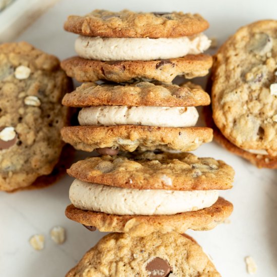 Peanut Butter Cookie Sandwiches