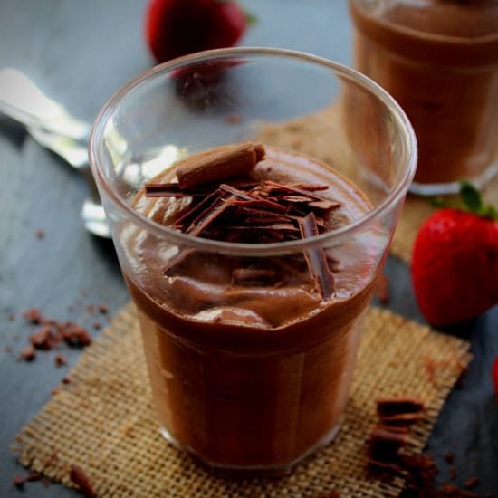 2 ingredient Nutella Mousse