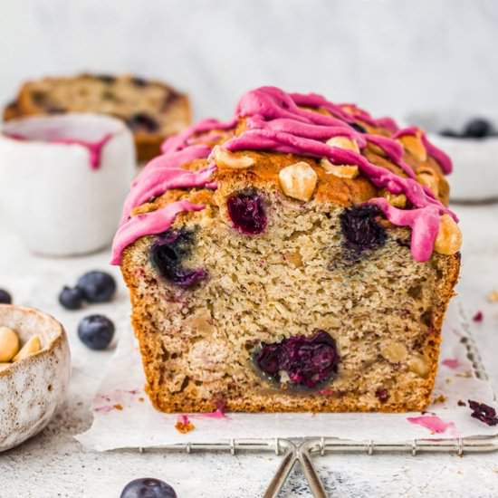 Blueberry Hazelnut Banana Bread