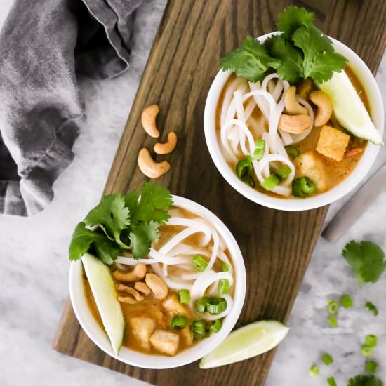 Thai Tofu Noodle Soup