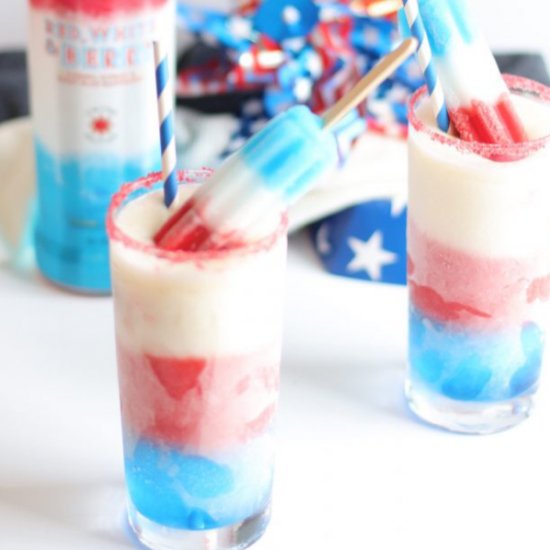 Red, White, & Boozy Frozen Drinks