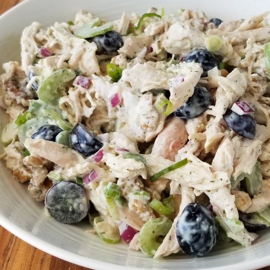 grape walnut chicken salad