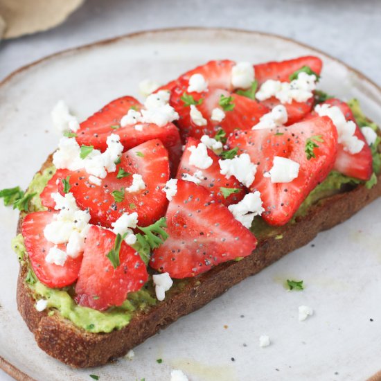 Strawberry Avocado Toast